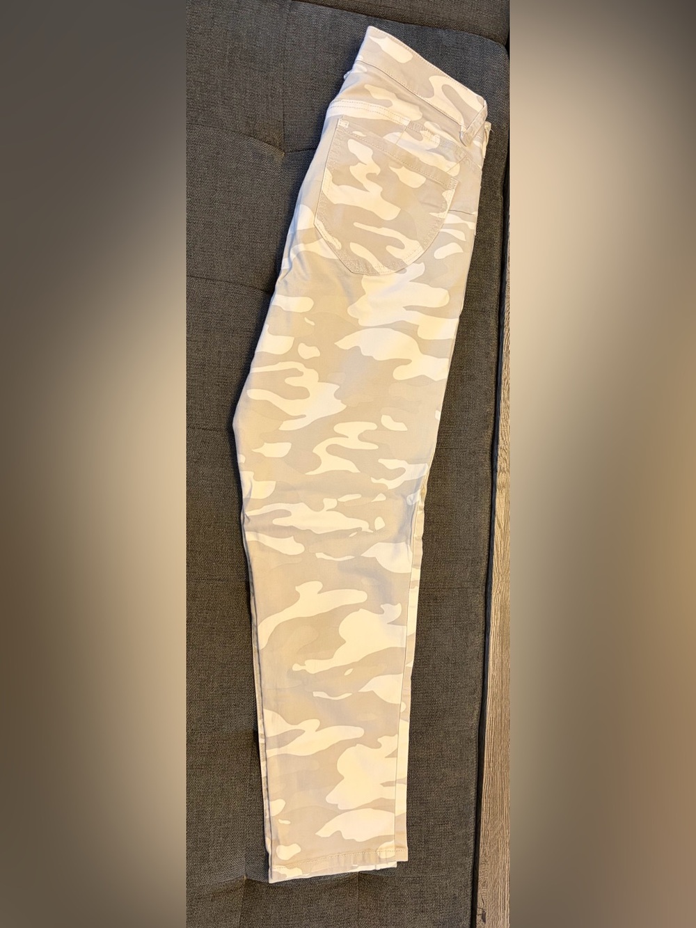 Democracy Gray & White Camo Cargo Pants